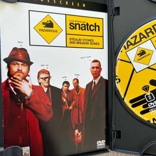 Snatch DVD used, no Greek subtitles