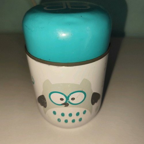 BBLUV Stainless Steel Food Thermos 300ml used Aqua Blue