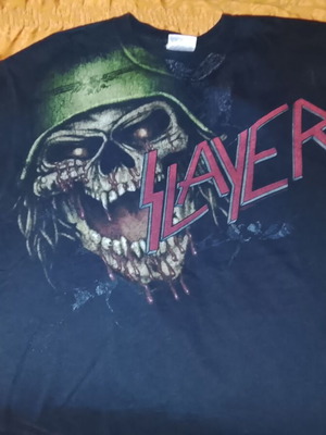Slayer T-shirt official 2009 XL used, multicolor