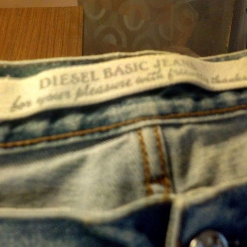 Diesel Basic Jeans Ochise used, light blue relaxed fit, size 36