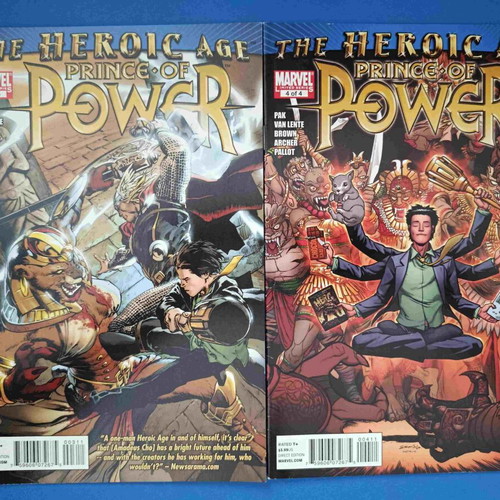 Heroic Age Prince of Power 1-4 complete set used grades 7 to 7.5