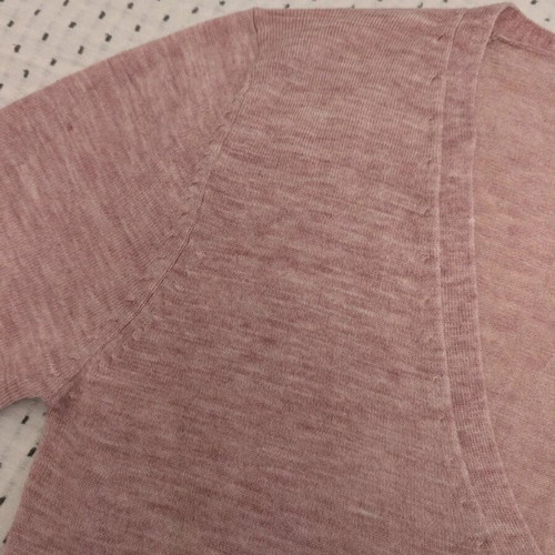 French Connection pink v neck jumper like new, size M