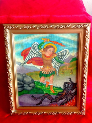 Religious painting like new, framed, Bulgarian artist