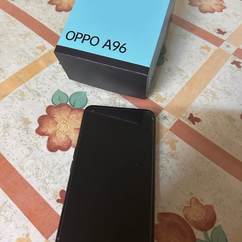 Oppo A96 smartphone like new, 128GB, Dual SIM, black