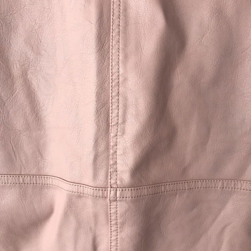 Mini skirt dusty pink polyurethane New Look new size 40