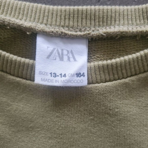 Zara Girl sweatshirt dress 13-14 years 164cm like new, pastel green