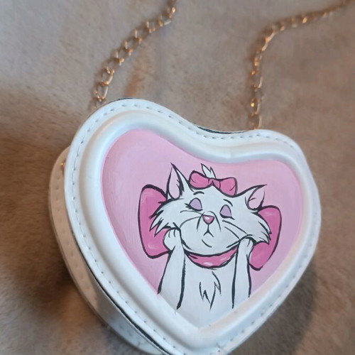 The Aristocat's crossbody bag new, white pink Disney