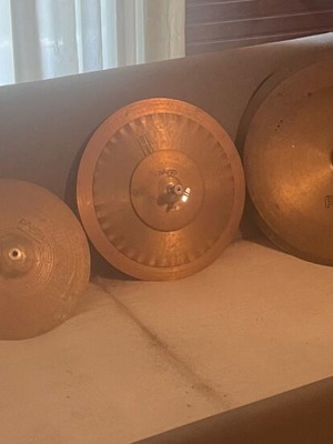 Paiste cymbals used