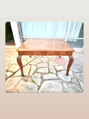 Extendable solid wood table refurbished over 2.20m length