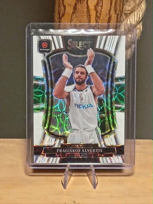 2025/26 Panini Select Euroleague Fragiskos Alvertis White Scope Prizm card, like new