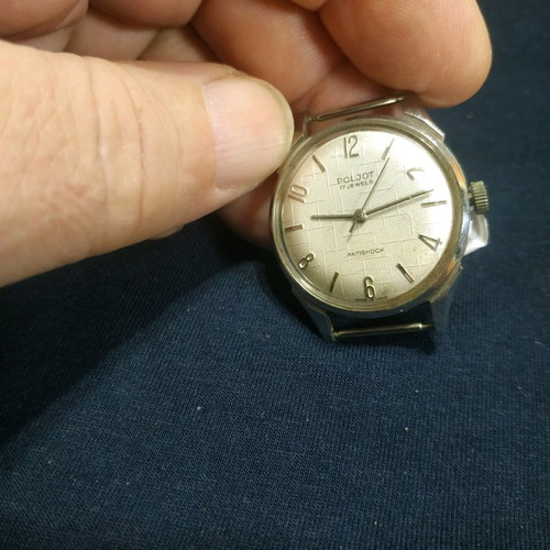 Poljot 17 Jewels Antishock men's manual wristwatch used