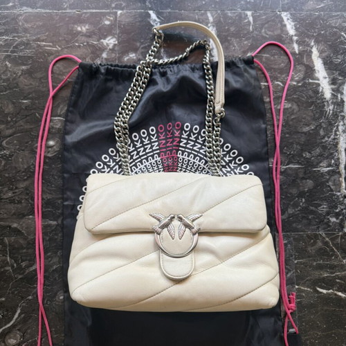 Pinko shoulder bag like new, beige