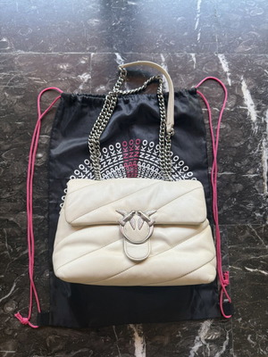Pinko shoulder bag like new, beige