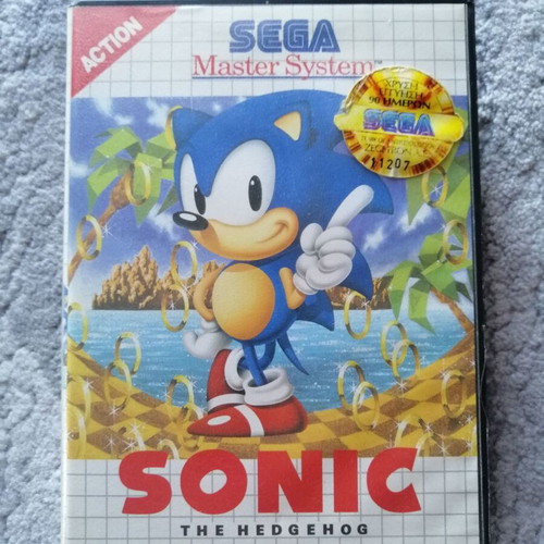 Sega Master System Sonic the Hedgehog used, original box and manual