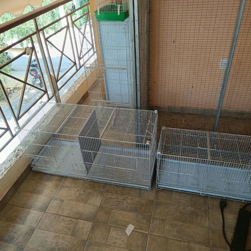 Bird breeding cages, 2 pcs 90x34x43 cm, 1 pc 60x34x33 cm