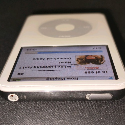 Apple iPod classic 5th gen 30Gb used with new battery