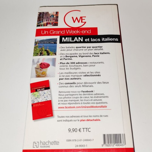 Travel guide "Un grand week-end à Milan et lacs italiens" used, French