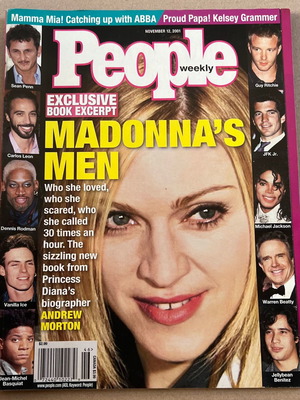 Περιοδικό People weekly 2001 μεταχειρισμένο με τη Madonna στο εξώφυλλο