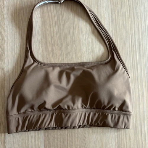 Sports bra new, brown, size S