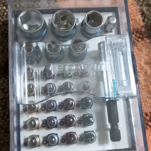 Set of nut driver bits adapter new sealed