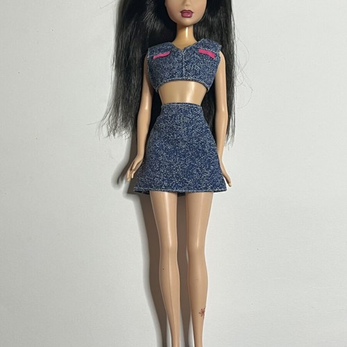 Myscene Nolee doll used with authentic bag and shoes