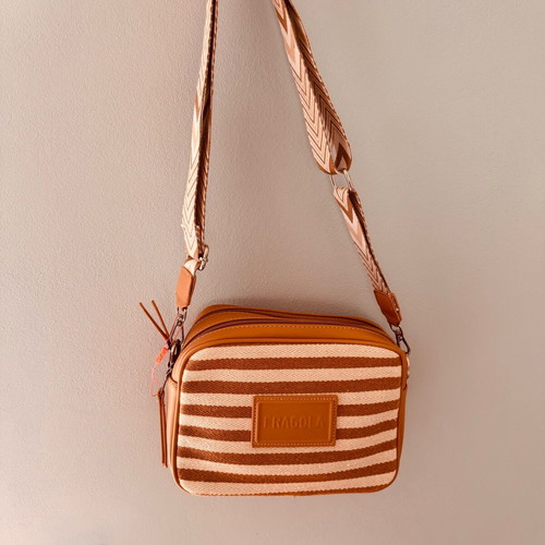 Fragola shoulder bag new, white and beige