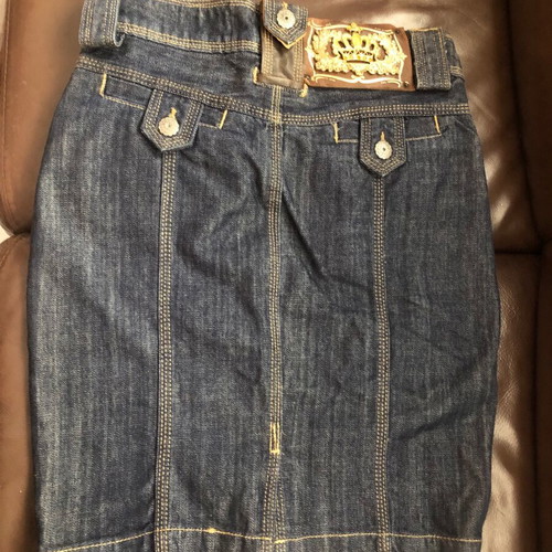 Victoria Beckham denim skirt for Rock&Republic new, blue, size S