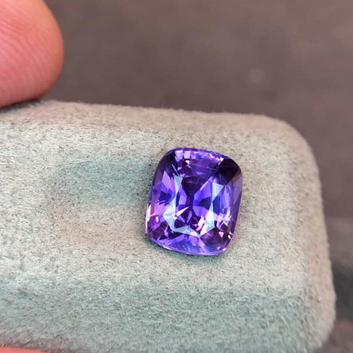 Natural Purple Sapphire 3.03ct Unheated from Sri Lanka with GRS Certificate