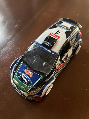 Ford Fiesta RS WRC 1/32 metal toy car used