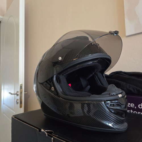 Scorpion EXO 1400 EVO II Carbon helmet like new with 2 visors