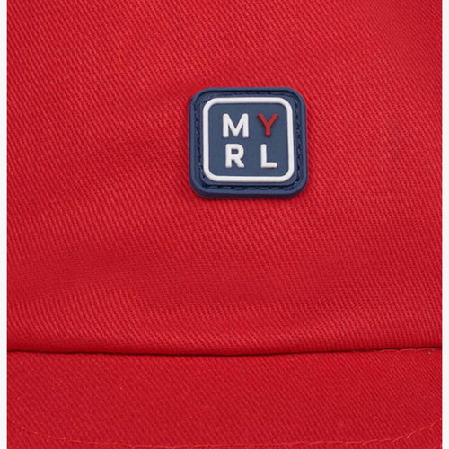 Mayoral Kids Jockey Cap Fabric Red New
