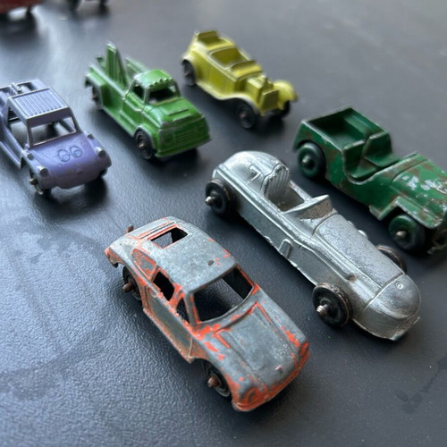 Tootsie Toys and Midgetoys toy cars used, old, iron made in USA