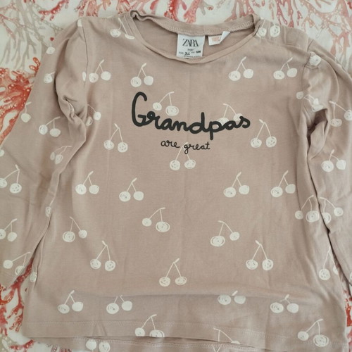 Zara children's long-sleeve shirt like new, size 3-4, 104 cm