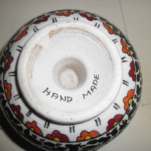 Ashtrays from Turkey, two small handmade, like new
