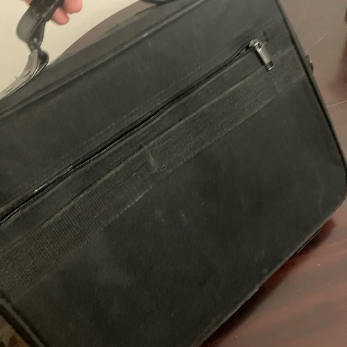 Laptop bag used, black