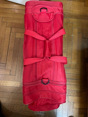 Marlboro travel sack, red, 70x37x27 cm