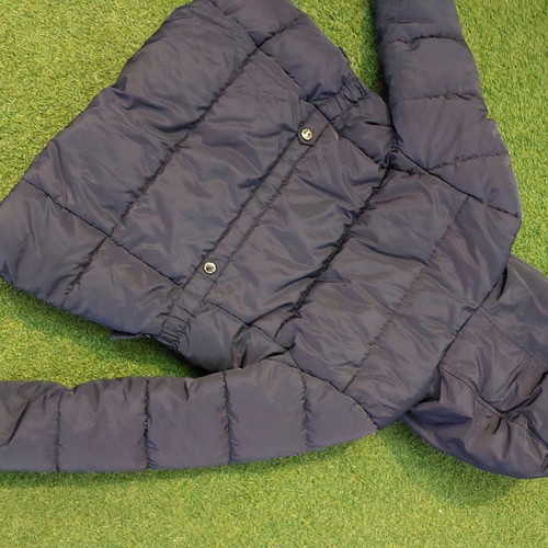 Zara jacket used for girl 9 years old, blue with lining and double zipper