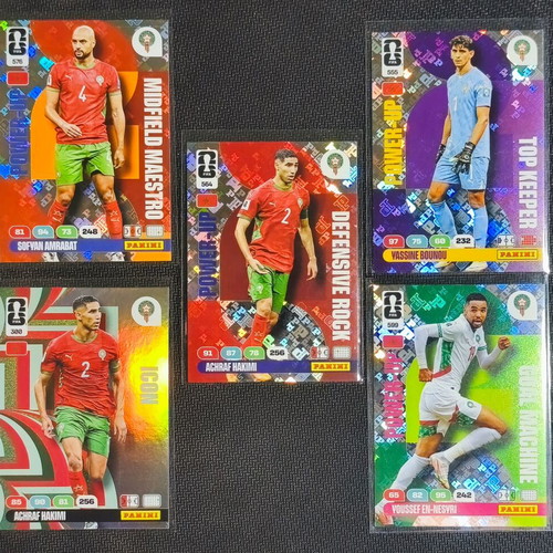 Morocco Lot of 5 Panini Adrenalyn XL FIFA World Cup 2026 Cards new