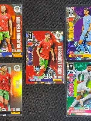 Σετ 5 καρτών Μαρόκο Panini Adrenalyn XL FIFA World Cup 2026 καινούργιο