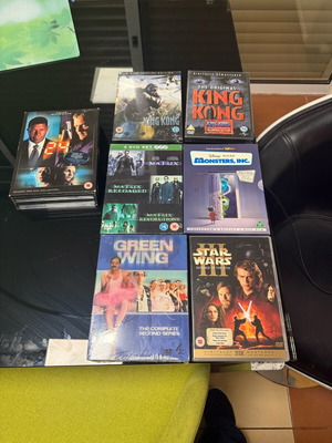 Collectible DVDs new, all together
