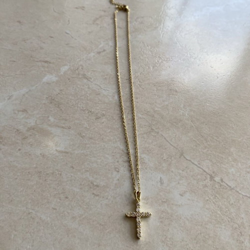 Women's necklace new, gold