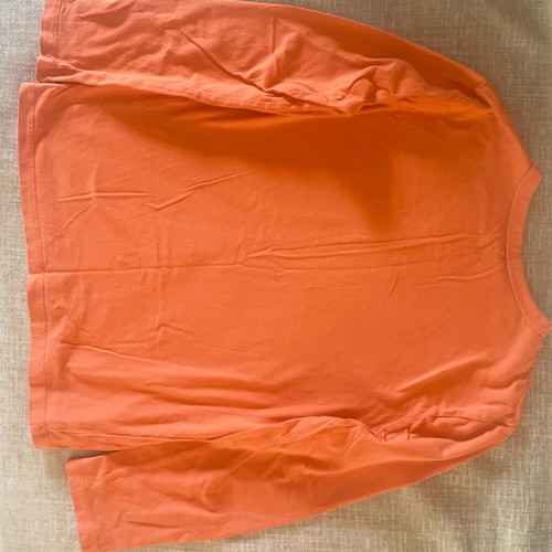 Gap thin long-sleeve shirt used, orange, size medium