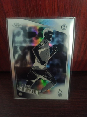 Elliot Anderson Parallel Topps Chrome card like new