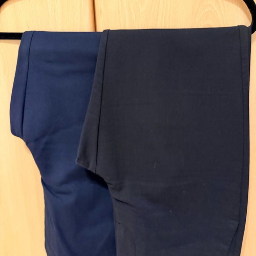Zara chino pants like new, set of 2, black and blue
