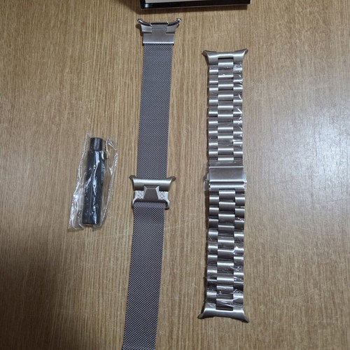Vidoom Silver Metal Watch Bands for Apple Watch, New, 2 Pack