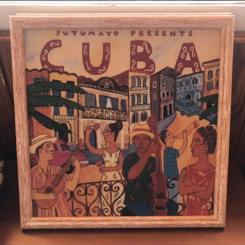 Unique frames made to order from Putumayo covers