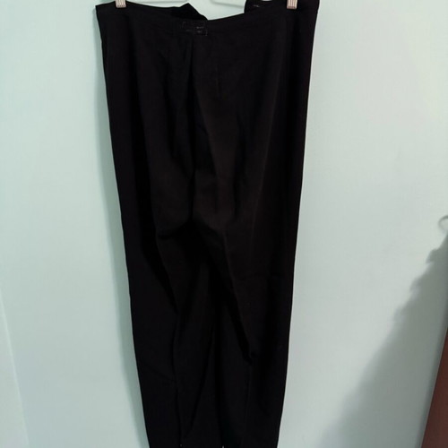 Black fabric pants Fashion Trend International used, size L 40 12