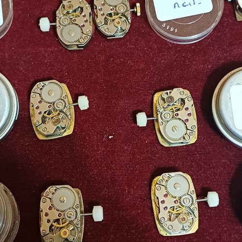 Midas and Silver 17 Rubis Women's Watch Movements like new, set of 11