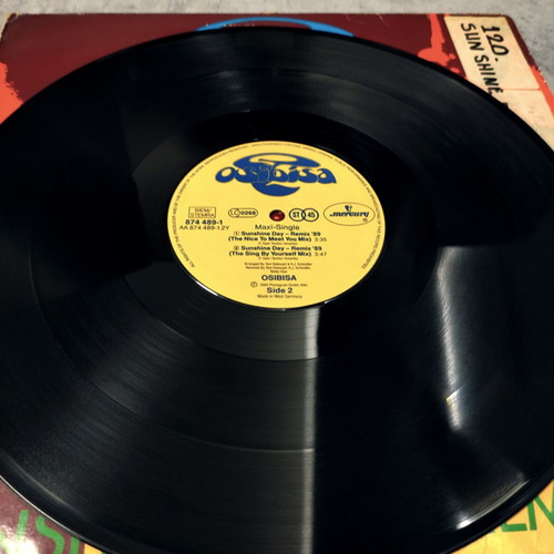 Osibisa Sunshine Day Remix '89 12" vinyl maxi single used, reggae