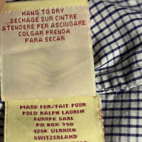 Ralph Lauren checked blouse short sleeve size M like new
